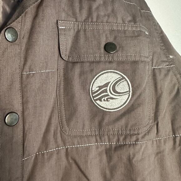 NEW Cabrinha Maui Long Sleeve Shacket Grey Logo Kiteboard Outdoors Windbreaker - Picture 2 of 10